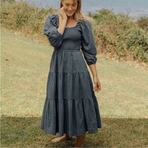 Neuflora Odessa Dress- Blue